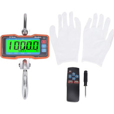 banapoy Digitale Kranskala, 2200 Pfund 1000 Kg Hochleistungs -Industrie -Hang -Skala LED -Display mit Abgelegenem, Elektronischem Wiegen für Farm, Vieh, Fabrik, Bauwesen