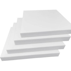 Hochdichtes, maßgeschneidertes Polsterschaumkissen, dicke, runde Ersatzpolsterung für Sofa, Esszimmer und Stuhlpolster (quadratisch, 5 cm dick, 40 cm)