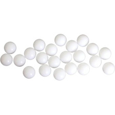 HKVTVCYPYA 17 mm Delrin Polyoxymethylen POM/Celcon Vollkunststoffkugeln for Kugelhähne und Lager(20pcs)