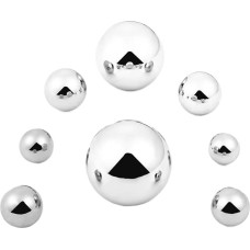 ZHGUIMING 20-1000 Stück Präzisionskugeln aus Edelstahl 420, runde Perlen, loser Abstand, silberne Kugelperlen, solide, verschleißfest(1000Pcs,0.7mm)