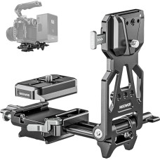 NEEWER sulankstoma V laikiklio baterijos plokštė su greitai keičiama fotoaparato pagrindo plokštele 