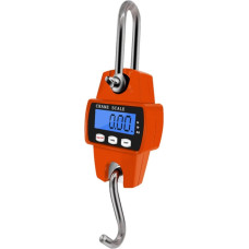 UNbit Digitale Kranwaage, 300 kg, Edelstahl-Kranwaage, robuste Hakenwaage, Industrie-Kranwaage, Gramm-Skala, LCD-Display