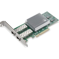 25G NIC Dviejų SFP28 prievadų tinklo kortelė su žemo profilio laikikliu, su 