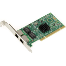 KALEA-INFORMATIQUE © PCI 16/32 bitų Gigabit Ethernet valdiklio kortelė - 2 prievadai - mikroschemų rinkinys kompiuterių serveriams 