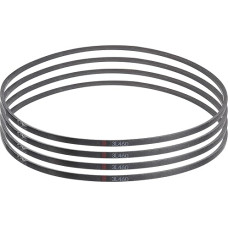 sourcing map 4 Stück 3L460 Classic gewickelter Gummi-Keilriemen, 1168 mm Außenumfang, 3L-Profil-Keilriemen, 0,95 cm Breite 2,2 cm Höhe