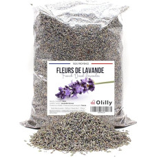 OLILLY - 1 kg - Harvest 2024 - Dried Lavender Flowers from Provence - Lavender - (Lavandin Grosso, 1000 g)