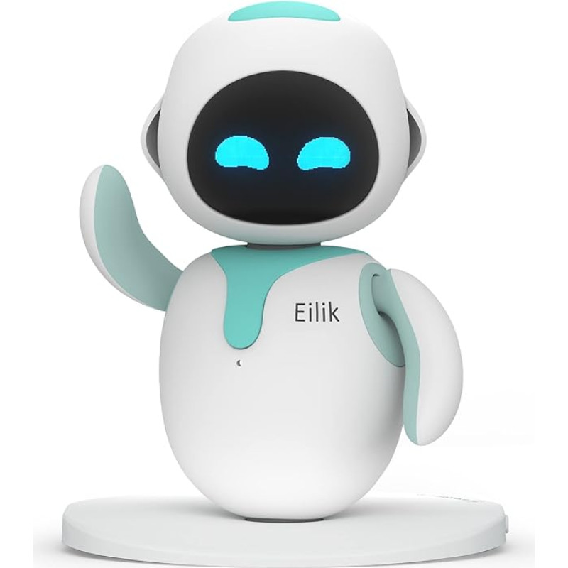 EIlik - A desktop companion robot with emotional intelligence, multi-robot interactions, desktop robotics partner