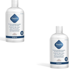 ecuphar Plaqtiv+ Drinking Water Additive | Double Pack | 2 x 500 ml | Care Product for Dogs and Cats | To Support Dental Care and Mouth Hygiene | Can Inhibit the Formation of Tartar