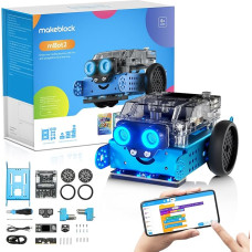 Makeblock mBot 2 Programmable Robots for Children, AI Robot Toy with WiFi Remote Control, with Scratch and Python Compatible, Intelligent STEM Kit, Gift for Children from 8 Years