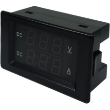 SHMKBDPF 1PCS DC 100V 5A Spannung und Strom Meter mit Sensor 0,39 Zoll LED Digital (juodas)