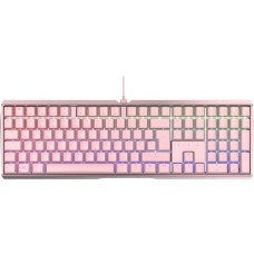 CHERRY MX BOARD 3.0 S Wired Gaming Keyboard with RGB Lighting, German Layout (QWERTZ), MX BLUE Switches, Pink