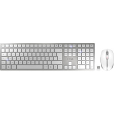 CHERRY DW 9100 SLIM belaidės klaviatūros ir pelės rinkinys, prancūziškas išdėstymas (AZERTY), 