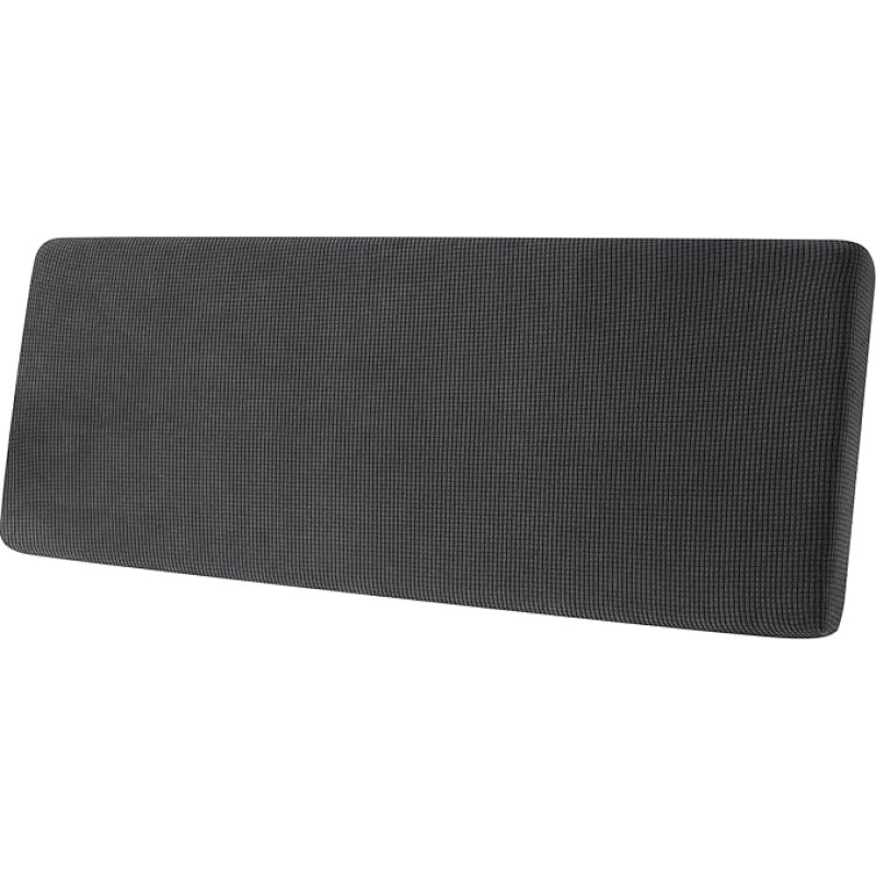 Sofos sėdynės pagalvės užvalkalas, sofos sėdynės pagalvės užvalkalas, elastingas, elastingas pagalvių užvalkalas, sofos sėdynės pagalvės užvalkalas, neslystantis audinys Tartan (tamsiai pilka, didelis 4 sėdimų vietų)