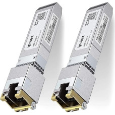 ipolex 10G RJ45 Copper SFP+ Transceiver, 10GBase-T 30m Mini-Gbic Module Compatible with HP Aruba SFP+. Pack of 2