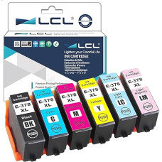 LCL suderinama rašalo kasetė 378XL C13T37984010 C13T37914010 C13T37924010 C13T37934010 C13T37934010 C13T37944010 C13T37954010 C13T37964010 010 C13T379D4010 (KCMYLCLM) Suderinama su 