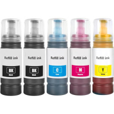 SHUOLEI E104 rašalas, suderinamas su E104 rašalo kasetėmis, skirtomis ET-1810 ET-2810 ET-2820 ET-2870 ET-2814 ET-2815 ET-2825 ET-2826 ET-2830 ET-2840 ET-2866 2 ET-2 2870 ET-2876 ET-4800 ET-4810 (5P)