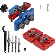 Bohrführung aus Aluminium Führungsschiene für Bohrmaschine Holzbearbeitung Präzises Bohren mit Hilfswerkzeug