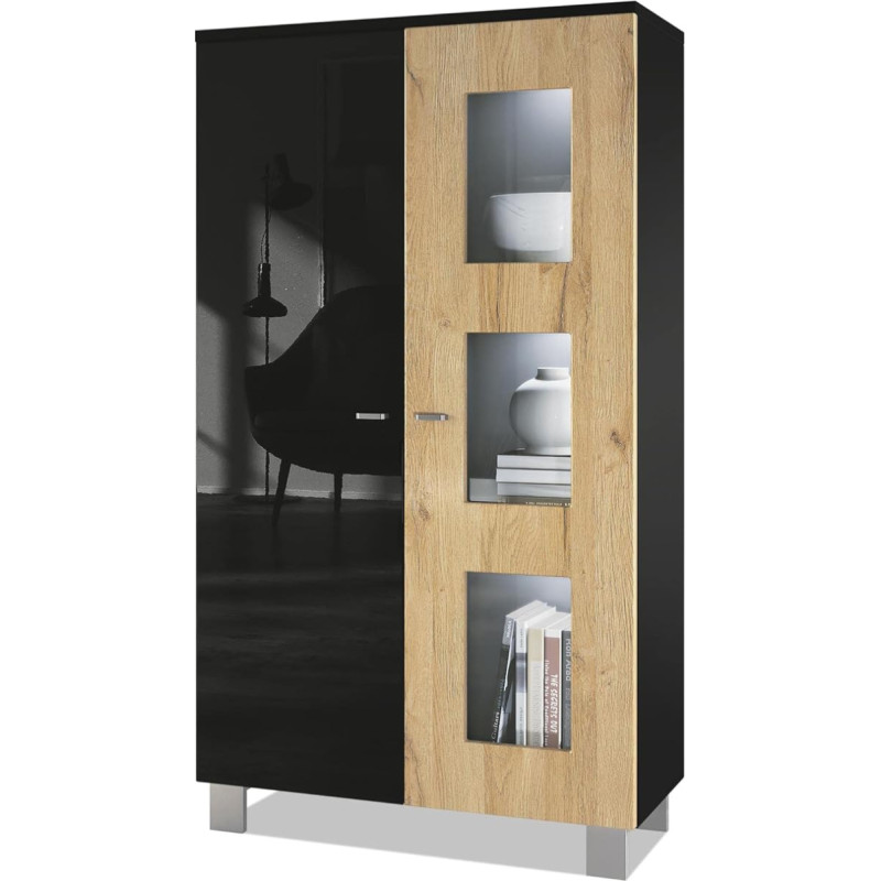 Tėvų daiktas Denjo vitrina, juoda