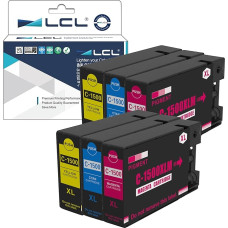 LCL suderinama rašalo kasetė PGI-1500 XL PGI-1500XL PGI-1500XLC PGI-1500XLM PGI-1500XLM PGI-1500XLY Didelio našumo (2Cyan 2Magenta 2Yellow), skirta naudoti Canon MAXIFY MB2050 MB2150 MB2155 MB2350 MB2750 MB275 5 US