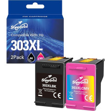 Superprint 303 XL Ink Cartridge Multipack Replacement for HP 303 303XL Printer Cartridges for HP Envy 6200, 7100, 7134, 7220e, 7221e, 7224e, 7800, 7900e HP Tango 100/X (Black, Colour)