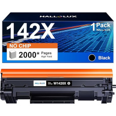 HALLOLUX 142A W1420A M110w M140w Tonerkartusche Kompatibel für HP 142X W1420X 142A W1420A Toner[1er-Pack Schwarz，Ohne Chip]
