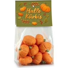 Moliūgų zefyrai 90 g | Hello Pumpkin | Helovino moliūgai | Ruduo | Moliūgų prieskonių Latte užpildas | Helovino saldumynai | Dovana