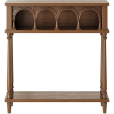 Konsolentisch, Bauernhaus-Holz-Konsolentisch mit Regal, 39