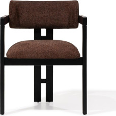 MELAGIO Aaron valgomojo kėdė, juoda apdaila, paminkštinta audinio valgomojo kėdė, akcentinė šoninė kėdė, valgomasis, svetainė, miegamasis, restoranas, kavinė, visiškai surinkta