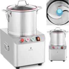 Royal Catering Food service food processor cutter for chopping mincing slicing meat vegetables 1400 rpm 8 l 550 W.