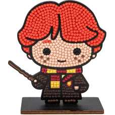 CRYSTAL ART Harry Potter Ron Weasley kolekcinė medinė deimantinė figūrėlė - visas rinkinys