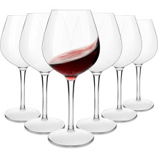 Michley Unbreakable Tritan Plastic Wine Glasses, Red Wine Drinking Glass, Glasses for Camping Party, BPA-Free Plastic Cup