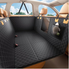 Lamicall Dog Blanket Car Back Seat, Car Seat Cover Dog [Top Tear Resistance] Waterproof Dog Mat Back Seat with 195 kg Load Capacity, Scratch-Resistant Pet Protective Mat for Car Seat, for Cars and