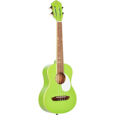 Ortega Guitars Gaucho Series Tenor Ukulele Green with Gig Bag Cowrie Wood (Ruga-GAP)