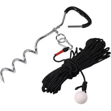 Golfo treniruoklių rinkinys, treniruoklių rinkinys su fiksuotu strypu ir virve, skirtas greitiems praktiniams šuoliams pradedantiesiems ir įvairaus amžiaus golfo žaidėjams