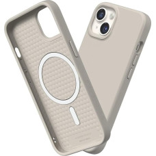RhinoShield Case Compatible with [iPhone 13/14], SolidSuit - MagSafe Compatible, Shock Absorbing & Slim Protective Case with Premium Finish, 3.5 Metre Drop Protection, Sand Beige