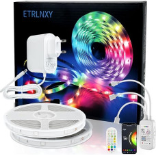WiFi LED Strip 40 m, Alexa LED Strip RGB LED Stripes LED Fairy Lights Music Syncing, Tuya App Works with Google Assistant, LED Strips DIY Custom Scene Mode Bedroom Kitchen Home Party