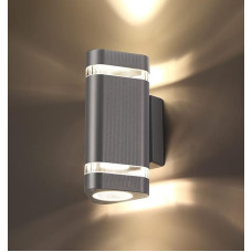 Triangular LED Wall Light, Outdoor Light, IP65 Outdoor Lamp, GU10 Aluminium, Waterproof Outdoor Light, Outdoor Lighting, Outdoor Wall Light for House Wall, Front Door, Wall, Warm White