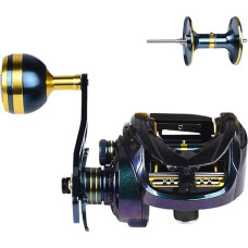 Baitcasting ritės, Baitcaster ritė - 7.2:1 pavarų santykis rutulinių guolių žvejybos ritė - 17,6 lb vilkimo Baitcasters, plokščia užmetimo ritė su plačia rite upių, jūros ir jūrų žvejybai