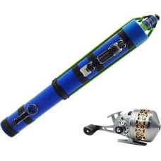 Angelrute - Leichtgewichtiges Schleuder Design,Angelrute Mit Schleudervorrichtung Für Salzwasser - Für Das Angeln Von Bass Und Forelle In Salzwasser Und Süßwasser An Ufer Pier Fluss