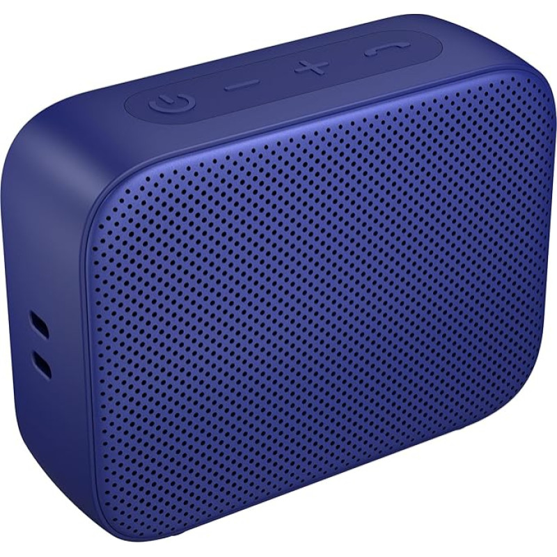 HP Bluetooth Speaker 350 (USB-C Charging Cable, 3.5 mm Jack, Bluetooth, Integrated Microphone, Splash Protection) Square / Blue