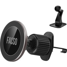 FACSO 2 in 1 Car Phone Holder Compatible with MagSafe/iPhone 12/13/14/15/16