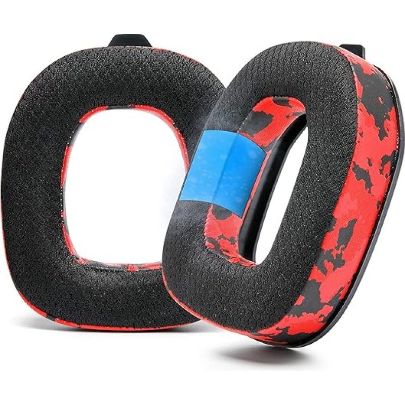 A50 WC Freeze A50 - Cooling Gel Replacement Ear Pads Only for Astro A50 Gen 4 and Astro A50X, Manufactured by Wicked Cushions, Improved Durability, Thickness and Sound Insulation | Red Camo