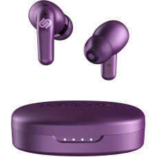 Urbanista Seoul In-Ear Headphones | Wireless Earbuds with Microphone | 70ms Low Latency Gaming Earbuds | Dual Mode Bluetooth Earphones | Fast Charging USB-C Headphones | 32 Hours Playtime | Purple