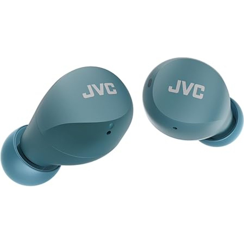 JVC HA-Z66T-Z Gumy Mini Wireless Earbuds, Small, Ultralight, 3 Sound Modes (Bass/Clear/Normal), Waterproof (IPX4), 23 Hours Battery Life, Bluetooth 5.1, (Matcha Green)