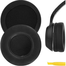 Geekria Replacement Ear Pads for Skullcandy Hesh 2 Bluetooth Wireless Headphones Replacement Ear Pads Ear Pads Ear Pads Ear Pads Ear Cups Ear Cups Ear Pads Ear Pads Repair Parts (Black Protein Leather)