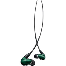 Shure SE846 Kabelgebundene Sound Isolating Ohrhörer, hochauflösender Klang, Vier Treiber, anpassbare Frequenzgang, sicherer In-Ear, abnehmbares Kabel, kompatibel mit Apple-und Android-Geräten – Grün