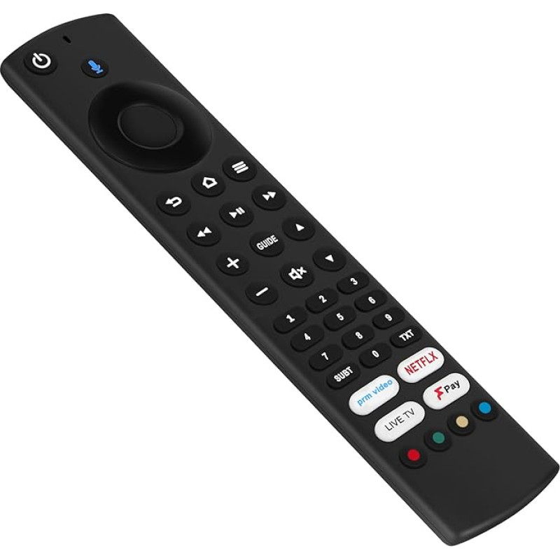 VINABTY RM-C3255 Replacement Voice Search Remote Control for JVC Smart Fire TV LT-40CF890 LT-49CF890 LT-55CF890 LT-32CF600 LT-40CF700 LT-43CF700 LT32CF60 LT40CF700000000 LT43CF. 700