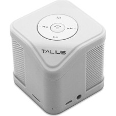 Talius Cube Bluetooth 3.0 Lautsprecher, SD-Karte, AUX-Eingang, UKW, Freisprecheinrichtung, Weiß