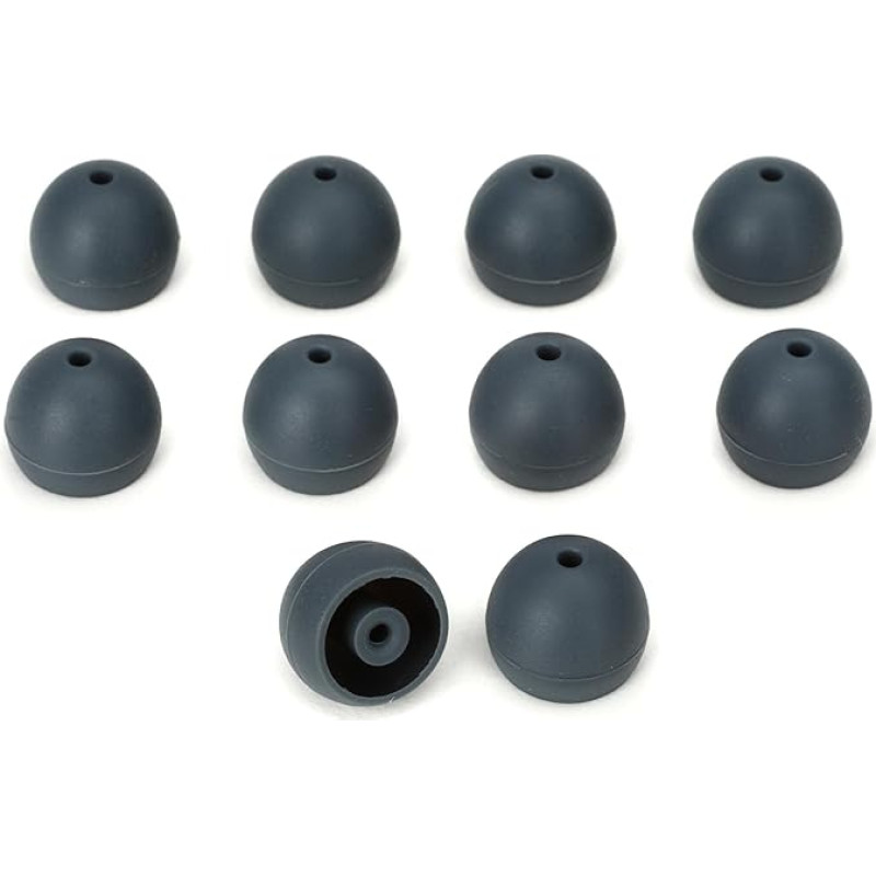 Shure EASFX1-10L Ultra Soft Silicone Ear Tips for SE Earphones, Large, Pack of 10