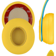 Geekria Replacement Ear Pads for Solo3, Solo 3.0, Solo2 Wireless On-Ear Headphones, Replacement Ear Pads, Ear Pads, Ear Pads, Ear Pads, Repair Parts (Club Yellow)